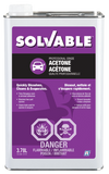Rechochem Solvable Professional Grade Acetone 3.78 L (53-264-0119)