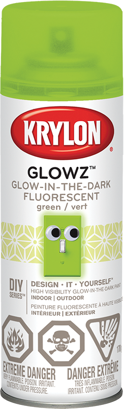 Krylon Glowz Glow-In-The-Dark Green Spray Paint