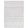 Aura Washable Spill-Proof Grey White Area Rug (AUR-0166)