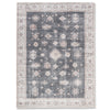 Aura Washable Spill-Proof Charcoal Beige Multi Area Rug (AUR-1474)