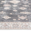 Aura Washable Spill-Proof Charcoal Beige Multi Area Rug (AUR-1474)