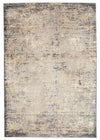 Charisma Muted Grey Ivory Distressed Abstract Area Rug (CHA-1001)