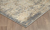 Charisma Muted Grey Ivory Distressed Abstract Area Rug (CHA-1001)