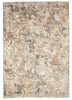 Charisma Muted Grey Ivory Distressed Abstract Area Rug (CHA-1002)