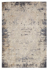 Charisma Muted Grey Ivory Medallion Distressed Area Rug (CHA-1003)