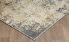 Charisma Muted Grey Ivory Medallion Distressed Area Rug (CHA-1003)