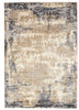 Charisma Muted Grey Ivory Distressed Abstract Area Rug (CHA-1004)