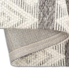 Chinook Handmade Wool Grey Diamond Area Rug (CHIN-9001)