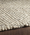 Chinook Handmade Wool Ivory Large Diamond Area Rug (CHIN-IZN07ILD)