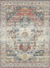 Heirloom Transitional Red Grey Area Rug (HEI-1519)