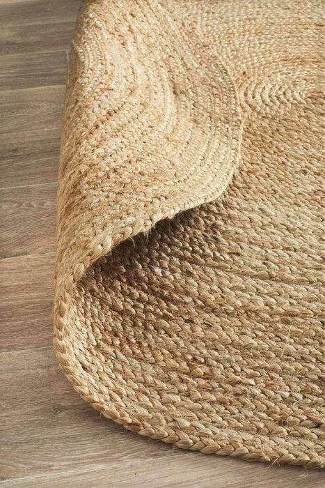 Juto Rounds Braided Jute Area Rug (JUT-66R-NAT) – Merit Decorating Centre