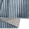 Linea Soft Power-Loomed Anthracite Area Rug (LIN-1004)