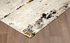 Panache Soft Power-Loomed Cream Anthracite Area Rug (PAN-5075A-CRYE)