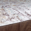 Sparx Distressed Beige Grey Washable Modern Area Rug (PPL-C1205)